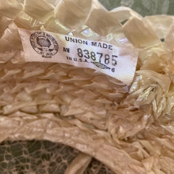 1950's Candy Straw Pillbox Hat - Picture 10 of 13